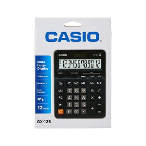 Calculadora de Mesa Casio 12 Dígitos GX-12B-BK - Image 3