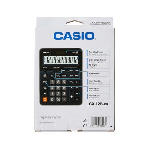 Calculadora de Mesa Casio 12 Dígitos GX-12B-BK - Image 4