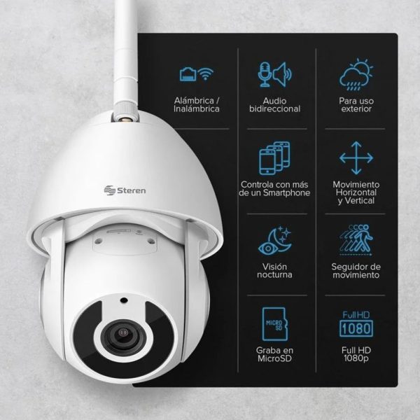 Cámara Wifi 360° Full HD Steren CCTV-232 ¡Envio Gratis!