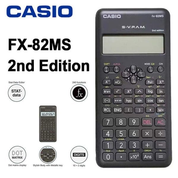 Casio FX-85MS-2 Scientific Calculator/School Calculator With 240