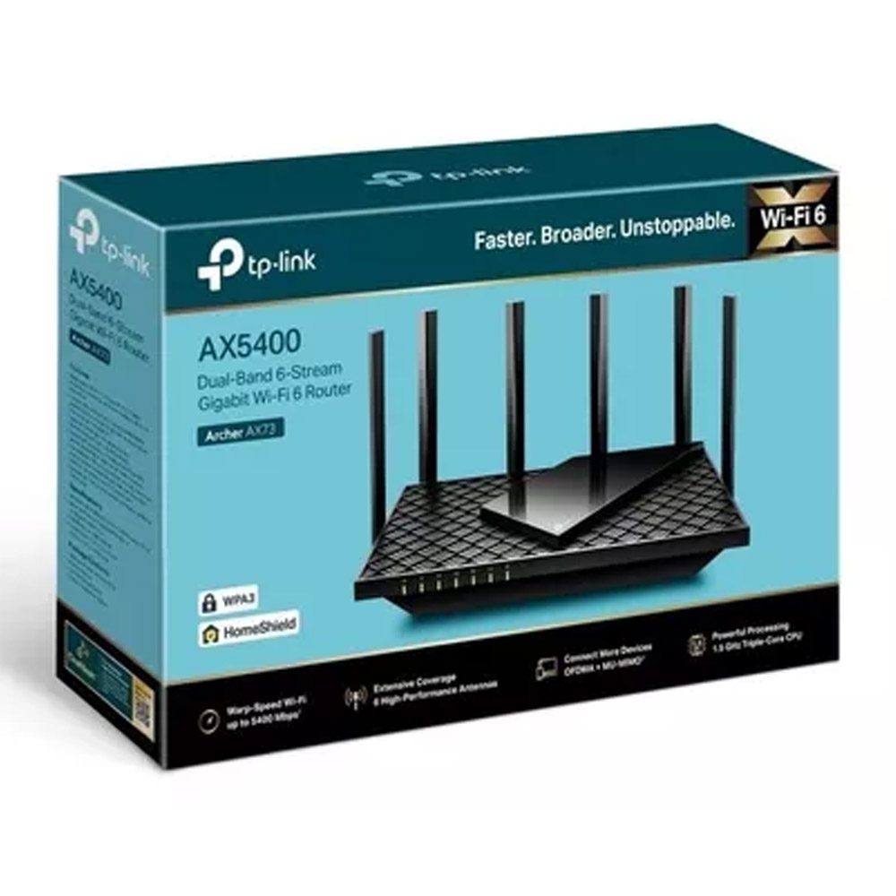 DUAL-BAND-CPU-1-5GHZ-3-NUCLEOS-6-ANTENAS-4-PTO-ROUTER-WIFI-6-AX5400-GIGABIT-ARCHER-AX73-TP-LINK—4