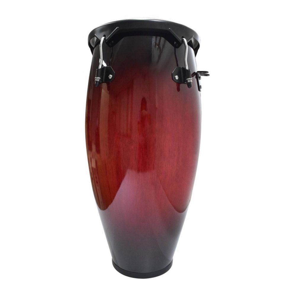 JUEGO-DE-CONGAS-10IN-+11IN-FIBERGLASS-STAND-ROJO-WDC-39FC-MIRAGE—2