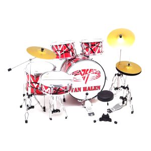 BATERIA-MINIATURA-DRUM-SET-VAN-HALEN-1-MARLINDA-CRAFT—1