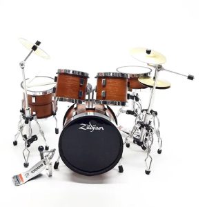 BATERIA-MINIATURA-ZILDJIAN-BROWN-WOOD-MARLINDA-CRAFT—1