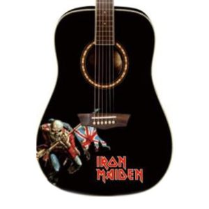 GUITARRA-MINIATURA-25CM-ACOUSTIC-BLACK-IRON-MAIDEN-MARLINDA-CRAFT—1