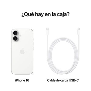 iPhone 16 de 128GB White Apple - Image 4