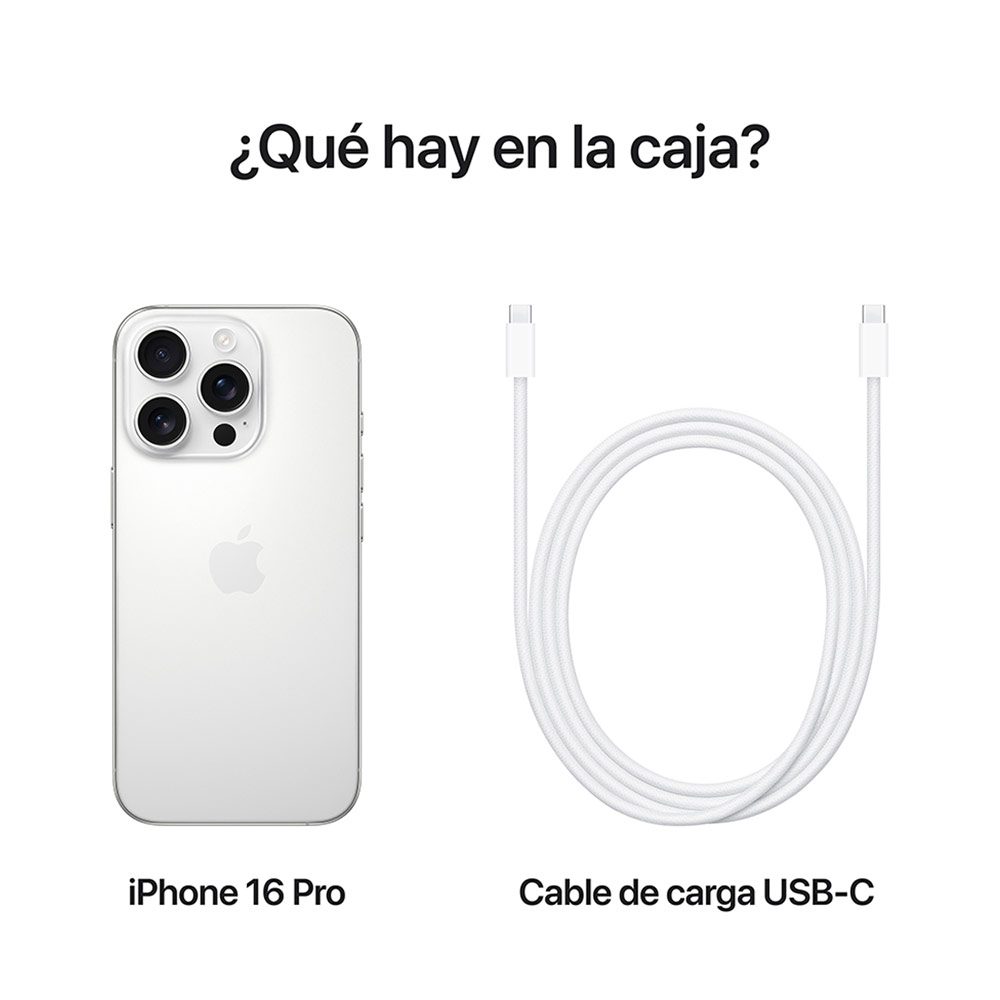 iPhone 16 Pro de 128GB White Titanium Apple La Victoria Ecuador