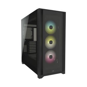 Case para computadora iCUE 5000X con luz RGB Corsair - Image 2