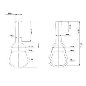Estuche Rígido para guitarra ABS CASE YCC-450 Freedom - Image 3