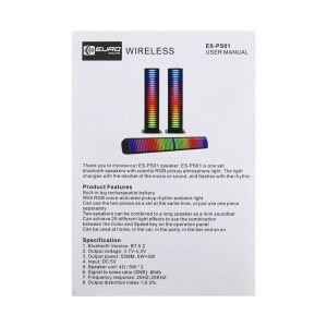 Parlante portátil ES-PS01 Euro Sound - Image 11