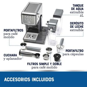 Cafetera Primalatte Touch BVSTEM6801M Oster - Image 10
