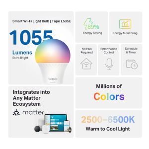Foco inteligente multicolor Tapo L535E Tp-Link - Image 4