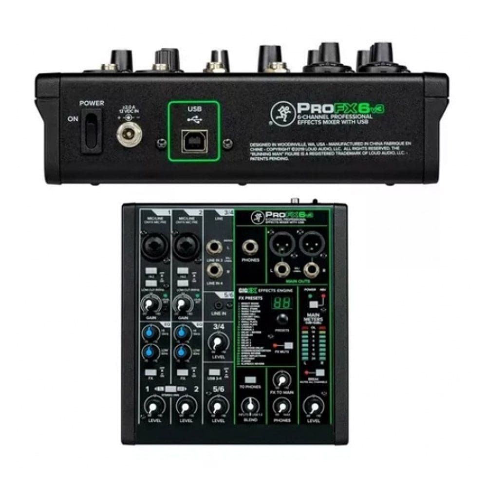 Consola de 6 canales PROFX6V3+Mackie - La Victoria - Ecuador