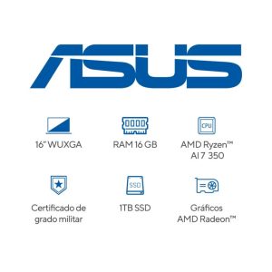 Laptop Vivobook de 16p R7/16GB/1TB M1607KA Asus - Image 9