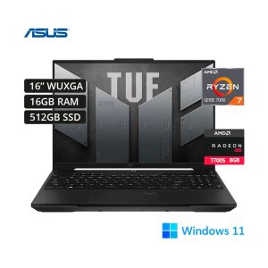 Laptop Tuf Gaming de 16p R7/16GB/52GB FA617NT-A16 Asus - Image 6